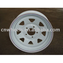 Trailer tubeless wheel